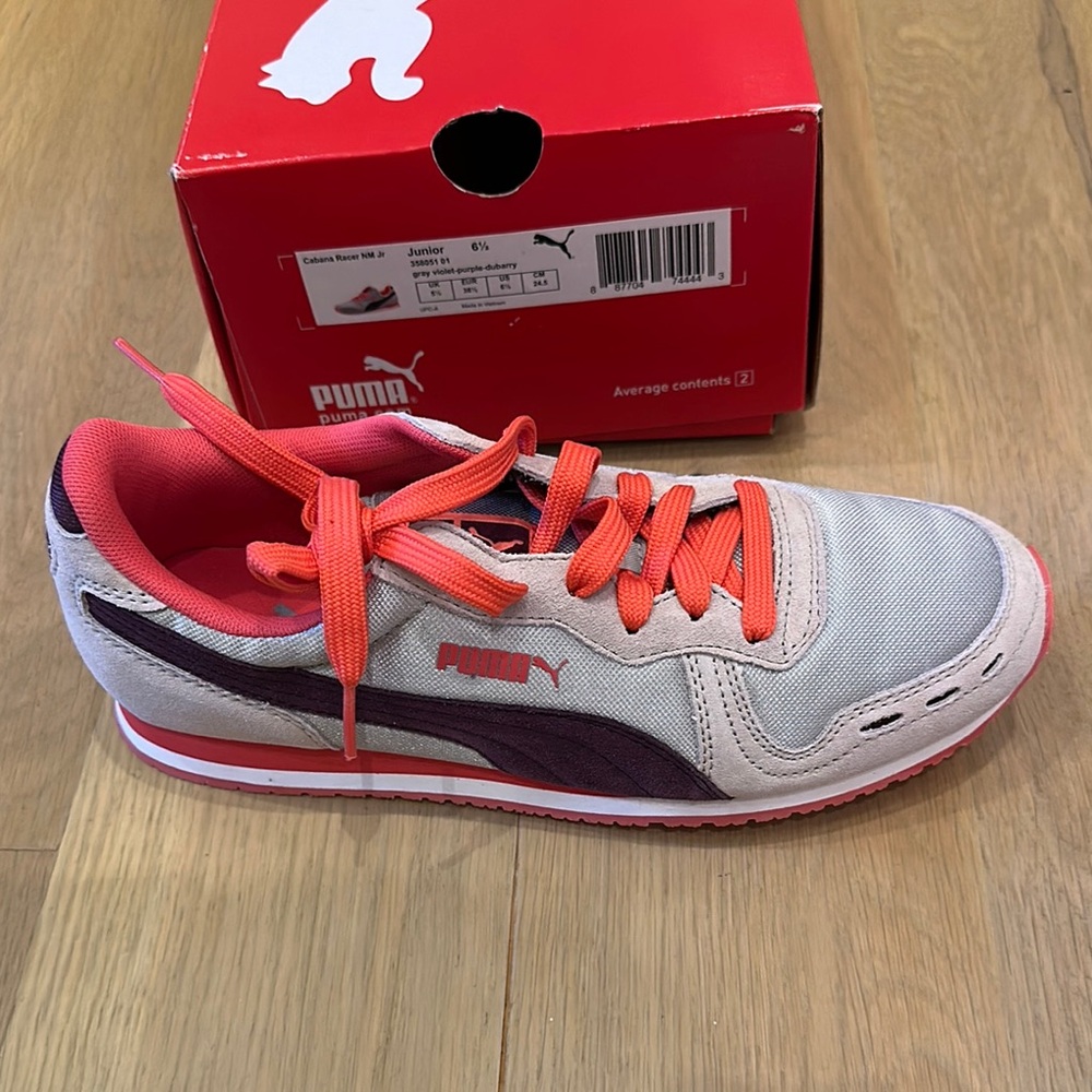 Puma Kids Sneakers - Gray and Pink